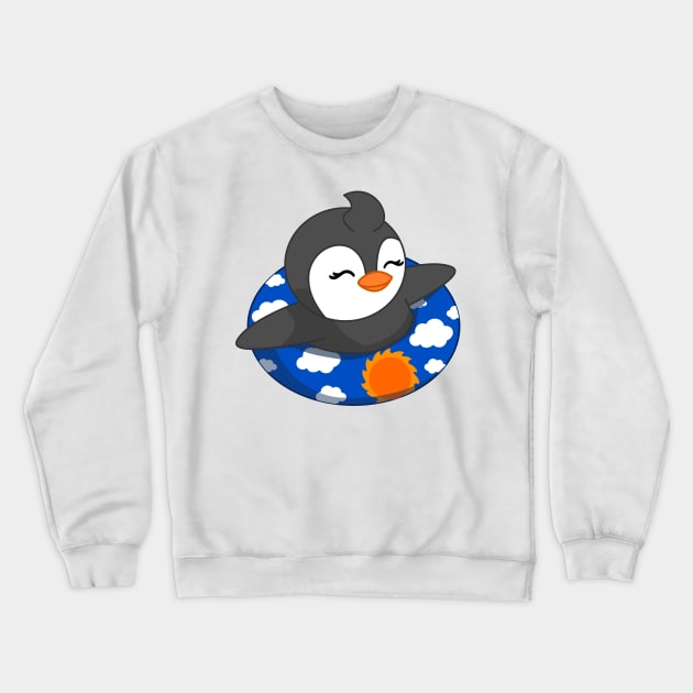 Penguin Sky Crewneck Sweatshirt by CoreyUnlimited